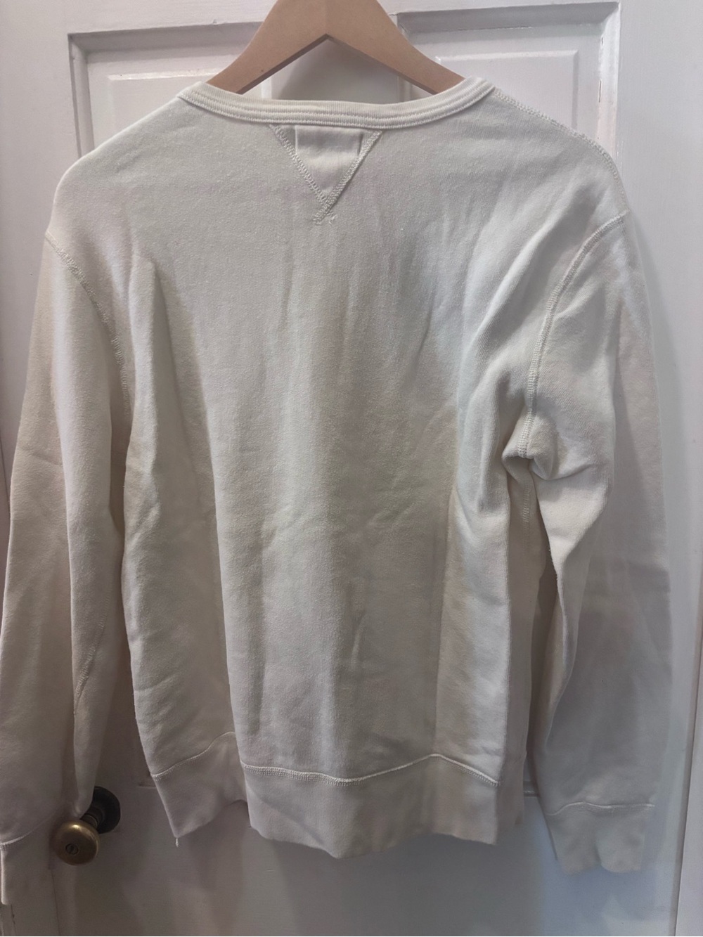 Ralph Lauren Cream Crewneck “Speed chaser”Sweatshirt Men’s size Medium EUC - Picture 2 of 5